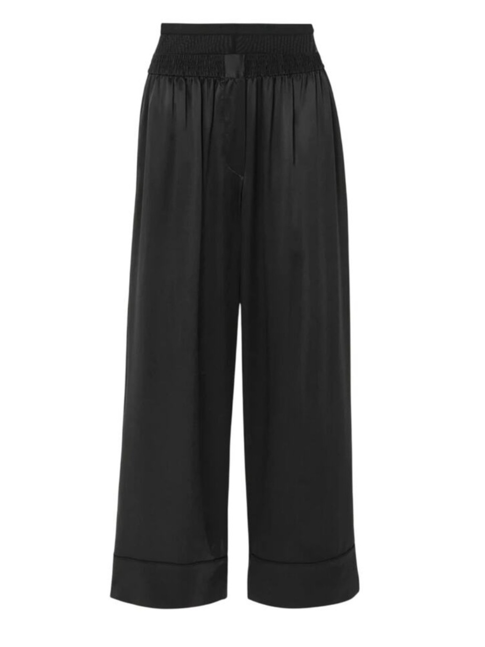 Alexander Wang Black Satin Patiala Pants